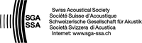 Logo member of Swiss acoustic society Logo Member of Swiss acoustic society