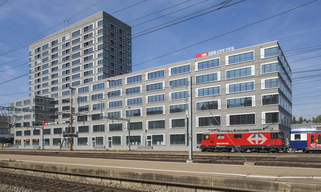 acoustic panels for Swiss Railway SBB Westlink in Zurich office building 